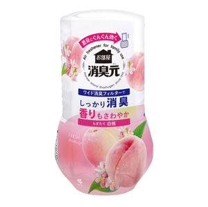 Odor Eliminator Made Japan Eco-Friendly Durable Plastic <b>Room</b> Deodorizer Freshly Picked White Peach <b>Scent</b> 400ml High Performance - Product Image 1