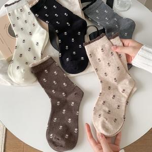 Calcetines Casuales de Invierno Unisex Personalizados 2026, 100% Algodón, Antibacterianos, de Secado Rápido, Ecológicos, con Diseño de Dibujos Animados, Deportivos y para Uso Diario - Product Image 2