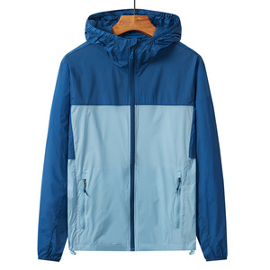 <b>Men</b> Streetwear Windbreaker Manufacturer Waterproof Jacket Custom logo Half Zip <b>Pullover</b> Hoodie Windbreaker Jacket - Product Image 2