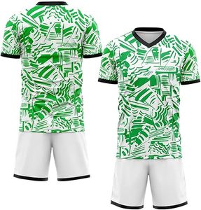 Dernier design, uniforme de football 100% polyester, nouveau style, qualité professionnelle supérieure pour adultes, couleur personnalisée, séchage rapide, logo personnalisé - Product Image 4