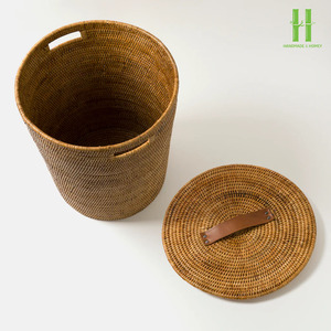 Hot Selling Natural Rattan <b>Wicker</b> Modern Design Storage Basket For Laundry Bedroom Storage Boxes & Bins OEM Rattan 2026 From - Product Image 6