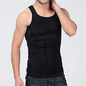 <b>Men's</b> Burgundy Compression Tank Top O-Neck Sporty Style Quick Dry Knitted Solid Color Gym <b>Singlet</b> Custom Design <b>Men</b> Gym Workout - Product Image 4