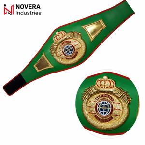 Ceinture de championnat de MMA personnalisée avec plaques en alliage de zinc, qualité supérieure, unisexe, fabriquée au Pakistan - Product Image 5