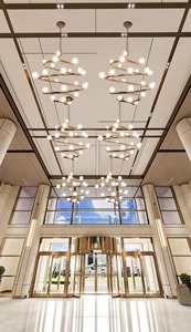 Assured Quality <b>Rustic</b> Spiral Wood Chandelier With Glass Globe Bulbs <b>Lighting</b> <b>Fixture</b> For Ceiling Decor - Product Image 4