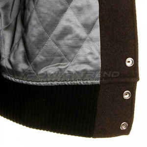 Breathable Casual Winter Varsity <b>Jacket</b> for <b>Men</b> Classic College Style Comfortable Everyday Fashion Stand Collar Front Logo - Product Image 5