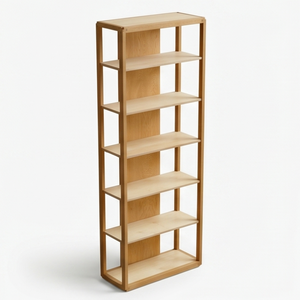 Étagère ouverte en bois, style scandinave, meuble de rangement, vitrine, grande capacité, pour salon, bureau à domicile - Product Image 3