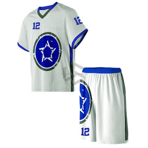 High Quality Men Lacrosse Uniforms <b>Plus</b> <b>Size</b> Short Sleeve Cool Breathable Reversible Jersey Wholesale Custom Sublimated - Product Image 4