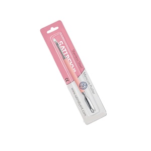 Pousse-cuticules en acier inoxydable pour l'élimination des peaux mortes, qualité salon, double extrémité, réutilisable, outil de manucure et pédicure premium - Product Image 5