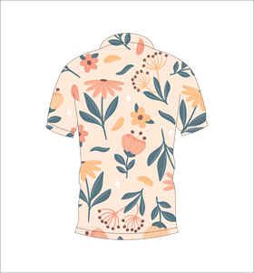 เสื้อโปโลพิมพ์ลายดอกไม้เขตร้อนสำหรับผู้ชาย แขนสั้น สวมใส่สบาย เหมาะสำหรับฤดูร้อน เล่นกอล์ฟ น้ำหนักเบา มีปก แฟชั่น - Product Image 3
