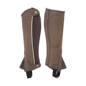 Chaps d'équitation Elite Rider Pro Rider en cuir, style western, classiques, pour cow-boy, en cuir de qualité supérieure - Product Image 6