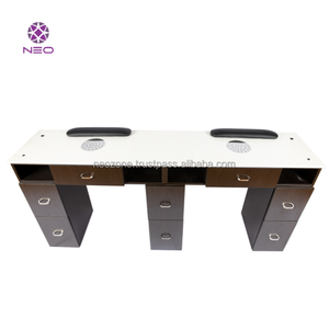 Tables à ongles modernes en MDF de haute qualité, écologiques, durables, en contreplaqué, couleur personnalisée, fabriquées au Vietnam, pour salon de manucure - Product Image 1
