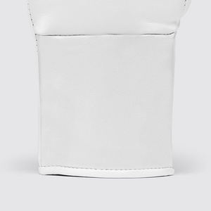 Guantes de Boxeo Blancos Personalizados de Cuero Vacuno Genuino de Alta Calidad OEM para Entrenamiento de Boxeo y Gimnasio - Product Image 5