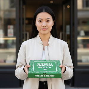 Premium Custom Printing Personalized <b>Pizza</b> <b>Box</b> for <b>Pizza</b> Packaging and Food Delivery Restaurant Supplies - Product Image 1