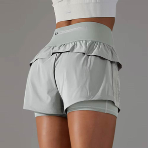 Yoga Shorts for Women Elastic Running Workout Short Leggings Gym Sport Shorts Comfortable Fitness Sportswear for Ladies Anti-Wri - Product Image 5