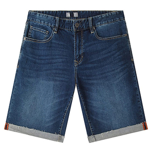 Low MOQ Denim <b>Jeans</b> Shorts for <b>Men</b> Stylish Designs Plus Sizes Summer Wear Knee Length Denim short - Product Image 5