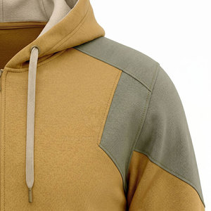Sudaderas con capucha para hombre, 100% algodón, estilo casual de invierno, capucha ajustable, cremallera frontal completa, tejido de forro polar suave, venta al por mayor personalizada - Product Image 6