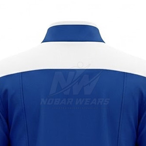 Haut de blouse médicale à demi-zip avec col moderne, manches courtes, construction confortable, fermeture éclair frontale facile et style professionnel - Product Image 5