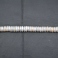 Perles de pierres précieuses en forme de disque lisses en perles d'eau douce blanches naturelles de 14 mm 15 mm Perles percées au centre directement du fabricant