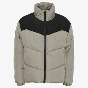 Chaquetas Personalizadas Ligeras al por Mayor, Chaqueta Acolchada con Relleno de Burbujas, Chaqueta de Poliéster con Parche de Logotipo para Hombre - Product Image 1