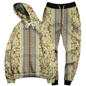 Conjunto Deportivo de Invierno para Mujer, Sudadera con Capucha Sublimada, Personalizable con Logotipo, Colores Sólidos, 100% Algodón, Secado Rápido - Product Image 5