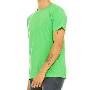 Camiseta Ligera de Cuello Redondo con Costuras Laterales, Corte Ajustado, para Adultos Unisex, Mezcla Triple, Manga Corta - Product Image 5