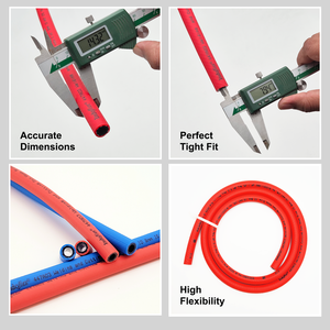 Tuyau de gaz de soudage et de découpe oxygène-acétylène GPL rouge et bleu, 15 bars, 100 m, revêtement extérieur en caoutchouc nitrile, Indoflex, renforcé en polyester - Product Image 4