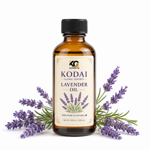 Aceite de Lavanda 100ml, Aceite Esencial Herbal Natural Puro para Aromaterapia, Botella de Vidrio 110g - Product Image 1