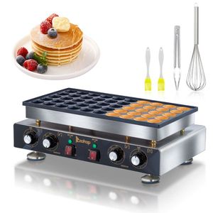 Juego de 50 Piezas de Máquina para Hacer Waffles Belgas Eléctrica Antiadherente de 1800W y 110V, 3 en 1, Esenciales para el Desayuno - Product Image 2