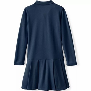 Uniforme Escolar para Niñas Vv, Vestido Polo de Manga Larga 100% Algodón Tejido - Product Image 4