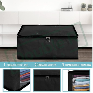 Best Quality Foldable Wardrobe Storage Box for Men Clothes T Shirts Jeans Closet Organizer <b>Bin</b> with 1 <b>Compartment</b> - Product Image 2