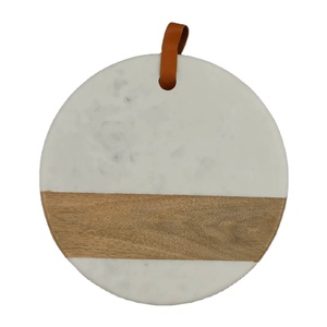 เขียงไม้หินอ่อนสำหรับใช้ในบ้านเครื่องครัวสำหรับเสิร์ฟพิซซ่าขนมขบเคี้ยวเขียงคุณภาพสูงสำหรับร้านอาหาร - Product Image 1