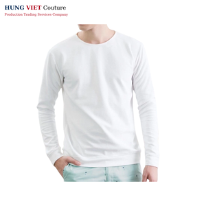 OEM Vietnam 160gsm Haut en coton à manches longues Impression personnalisée - Product Image 6