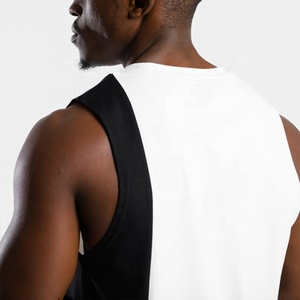 2025 Custom Men's Summer Gym Tank Tops Wholesale Oversized Fitness Wear <b>Stringer</b> <b>Vest</b> with Plain White Muscle Fit Casual Style - Product Image 4