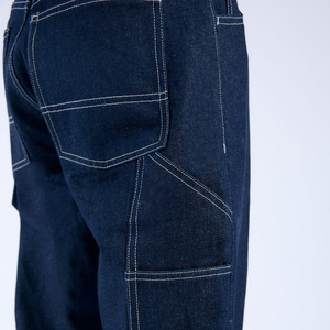 Jeans de Mezclilla Vintage de Alta Calidad al por Mayor para Hombre, Corte Recto y Ancho, Unisex, Tallas Grandes, Logotipo Personalizado, Fabricante OEM - Product Image 6