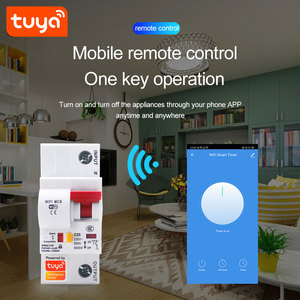 Interruptor de Circuito Inteligente WiFi Tuya 1P, AC230V/120V, Opción 16A-125A, Control por Voz con Alexa y <span class=keywords><strong>Google</strong></span>, PST-MCB-1P - Product Image 4