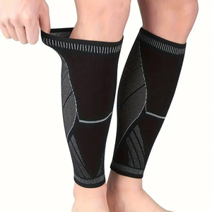 Anti-Fatigue Calf Sleeves Daily Use For Soccer Running & Cycling <b>Moisture</b>-Wicking Calf Compression Sleeves BY AMAZING INDUSTRIES - Product Image 1