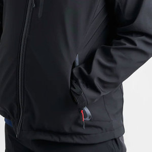 Veste en polaire rouge pour homme, col zippé, respirante, décontractée, pour l'automne, coupe classique, en polyester - Product Image 2