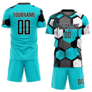 Camiseta de fútbol con diseño personalizado por sublimación completa, logotipo impreso, uniforme de fútbol para hombre - Product Image 1