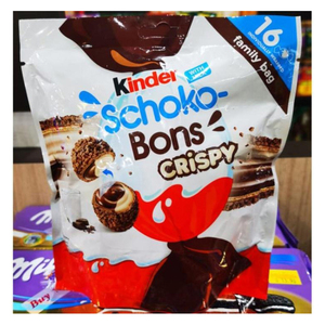 Chocolate Kinder Schoko-Bons Crispy 67.2g en Oferta, Dulces de Chocolate para Merendar a Diario, Bocados de Chocolate a Precio Económico - Product Image 1