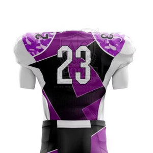 Uniforme de football américain de haute qualité à bas prix, fabriqué en 100 % polyester - Product Image 4