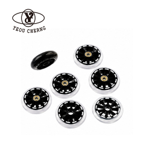 Roues en PU 110x24mm 78A pour déambulateurs haut de gamme, aides à la marche pour personnes âgées, roues de remplacement, absorption des chocs, roulettes silencieuses - Product Image 4