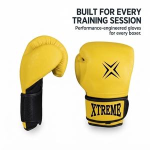 Gants de boxe personnalisés pour l'entraînement en équipe, avec sangle de poignet auto-agrippante, poignée antidérapante, équipement sportif, taille personnalisée - Product Image 2