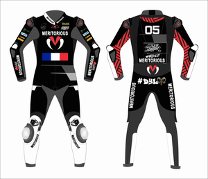 Traje de Carreras Personalizado de Cuero Vacuno/Canguro para Hombre, de Una Pieza |   Traje/Mono de Motociclismo al por Mayor, Nivel CE 2 - Product Image 1