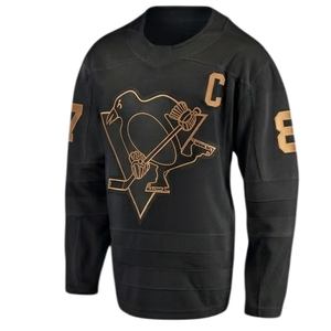 Best Arrival Custom Latest Design Ice Hockey Jersey Logo Oversized Adult Size Black Color Fully Sublimated 100% Polyester - Product Image 4