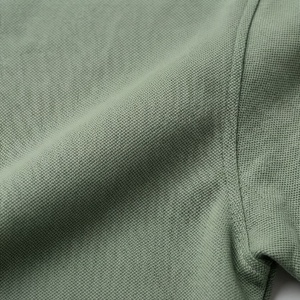 เสื้อโปโลผู้ชายผ้าฝ้ายเรียบ คอกลม ระบายอากาศได้ดี สวมใส่สบาย พร้อมโลโก้แบบกำหนดเอง ไซส์ใหญ่ สีตามสั่ง - Product Image 5
