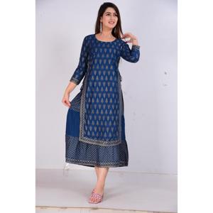 ชุดสูทลำลองทรงหลวม คอทรงโอ แบรนด์ AARTI FASHION ผ้าทอมือปักลาย ระบายอากาศได้ดี เหมาะสำหรับสวมใส่ทุกวันสำหรับผู้หญิงทุกคน - Product Image 5