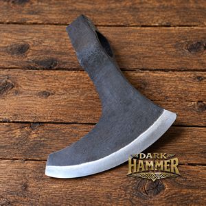 Tête de hache en métal forgé, lame de rechange, manche en chêne, pour le travail du bois et l'artisanat - Product Image 2