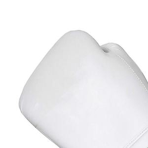 Guantes de Boxeo Profesionales de Cuero PU para Hombre y Mujer, para Entrenamiento de Muay Thai, Sparring, Kickboxing, Golpeo de Saco, Color Blanco y Dorado, 12oz - Product Image 5