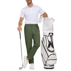Pantalon de golf pour homme à taille extensible, design plat, avec matière respirante pour un confort maximal pendant le jeu - Product Image 3