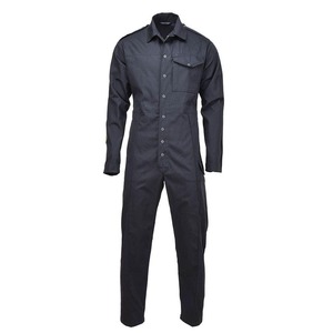 Black Long Sleeve Work <b>Overalls</b> With Multiple Pockets Durable Spring Autumn Wear Resistant Uniform - Product Image 3